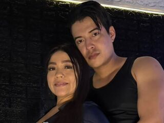 hot couple live sex show AngelisAndJuan